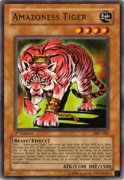 Amazoness Tiger [MFC-063] Rare - Josh's Cards