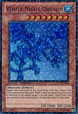 White Night Dragon [DT04-EN010] Super Rare - Josh's Cards
