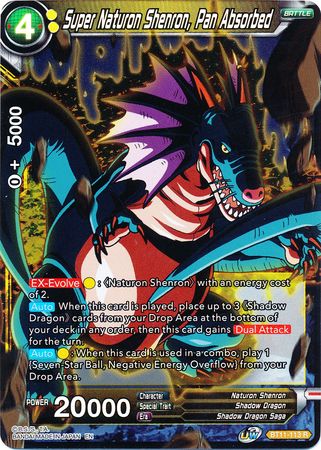 Super Naturon Shenron, Pan Absorbed (BT11-113) [Vermilion Bloodline 2nd Edition] Parallel Foil