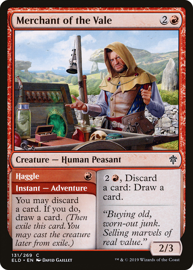 Merchant of the Vale // Haggle (ELD-131) - Throne of Eldraine Foil