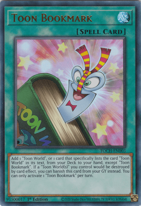 Toon Bookmark [TOCH-EN003] Ultra Rare - Josh's Cards