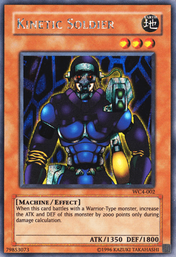 Kinetic Soldier [WC4-002] Secret Rare - Josh's Cards