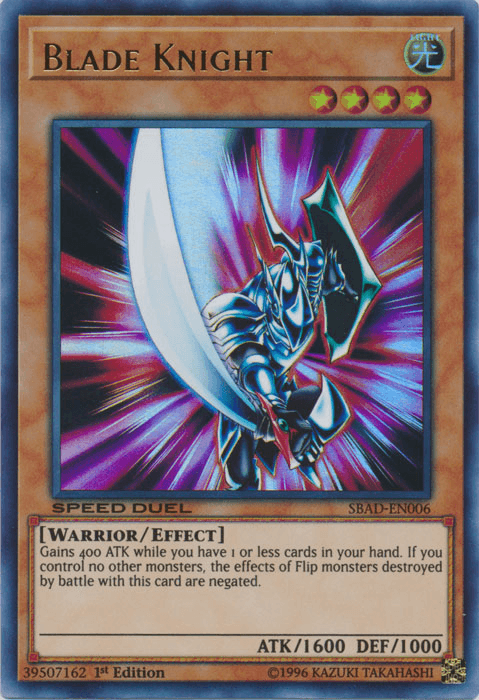 Blade Knight [SBAD-EN006] Ultra Rare - Josh's Cards