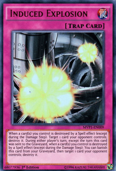 Induced Explosion [MVP1-EN009] Ultra Rare - Josh's Cards