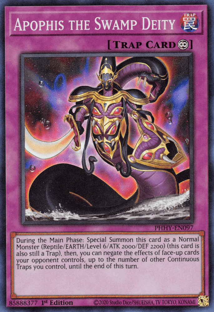 Apophis the Swamp Deity [PHHY-EN097] Super Rare - Josh's Cards