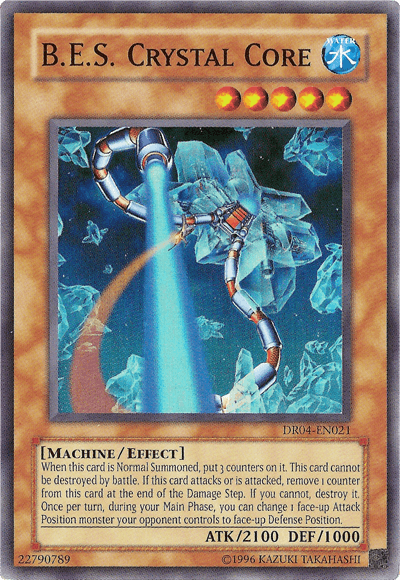 B.E.S. Crystal Core [DR04-EN021] Super Rare - Josh's Cards