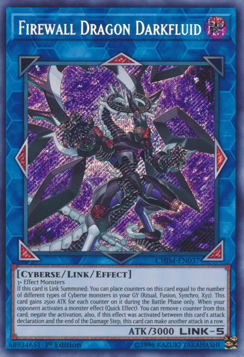 Firewall Dragon Darkfluid [CHIM-EN037] Secret Rare - Josh's Cards