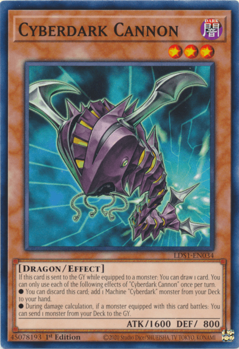 Cyberdark Cannon [LDS1-EN034] Common - Josh's Cards