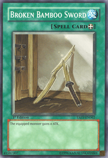 Broken Bamboo Sword [TAEV-EN062] Common - Josh's Cards