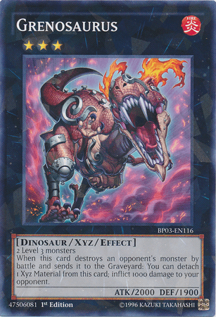 Grenosaurus [BP03-EN116] Shatterfoil Rare - Josh's Cards