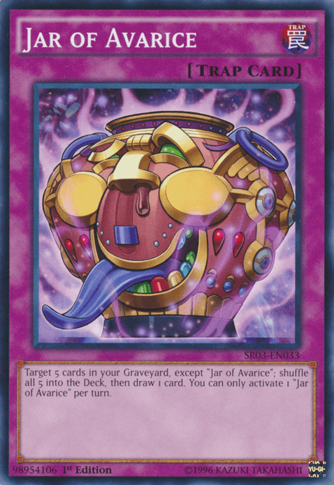 Jar of Avarice [SR03-EN033] Common - Josh's Cards