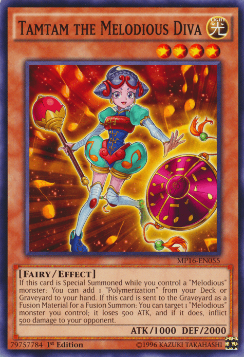 Tamtam the Melodious Diva [MP16-EN055] Common - Josh's Cards