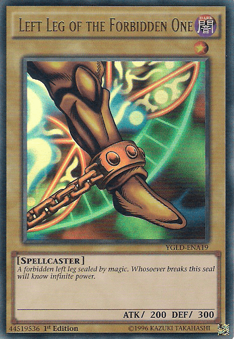 Left Leg of the Forbidden One [YGLD-ENA19] Ultra Rare - Josh's Cards