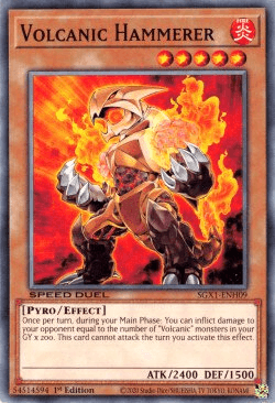 Volcanic Hammerer [SGX1-ENH09] Common - Josh's Cards
