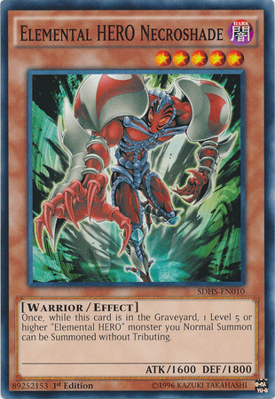 Elemental Hero Necroshade [SDHS-EN010] Common - Josh's Cards