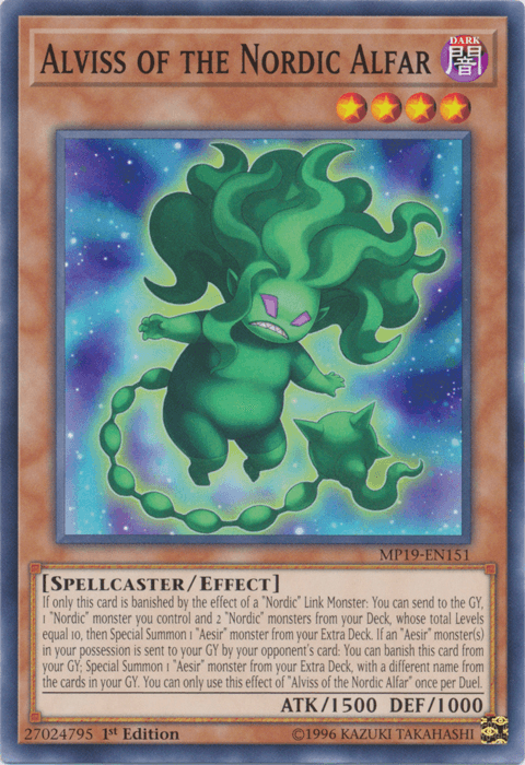 Alviss of the Nordic Alfar [MP19-EN151] Common - Josh's Cards