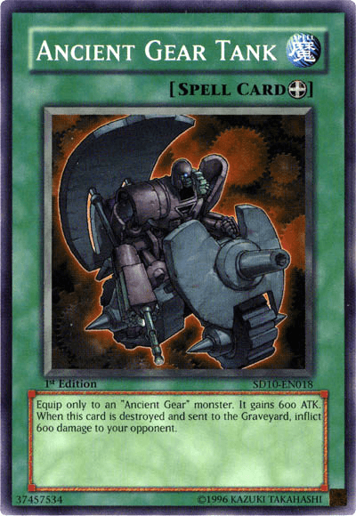 Ancient Gear Tank [SD10-EN018] Common - Josh's Cards
