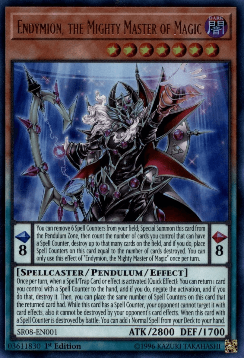 Endymion, the Mighty Master of Magic [SR08-EN001] Ultra Rare - Josh's Cards