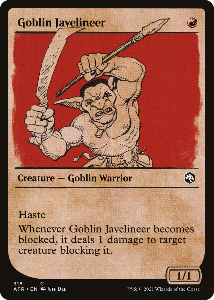 Goblin Javelineer (AFR-318) - Adventures in the Forgotten Realms: (Showcase)