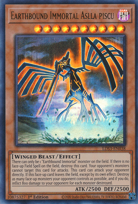 Earthbound Immortal Aslla piscu [LDS3-EN038] Ultra Rare - Josh's Cards