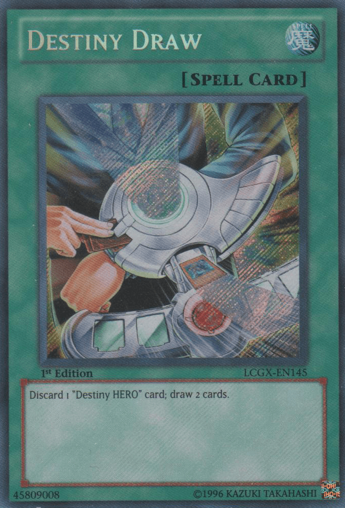 Destiny Draw [LCGX-EN145] Secret Rare - Josh's Cards