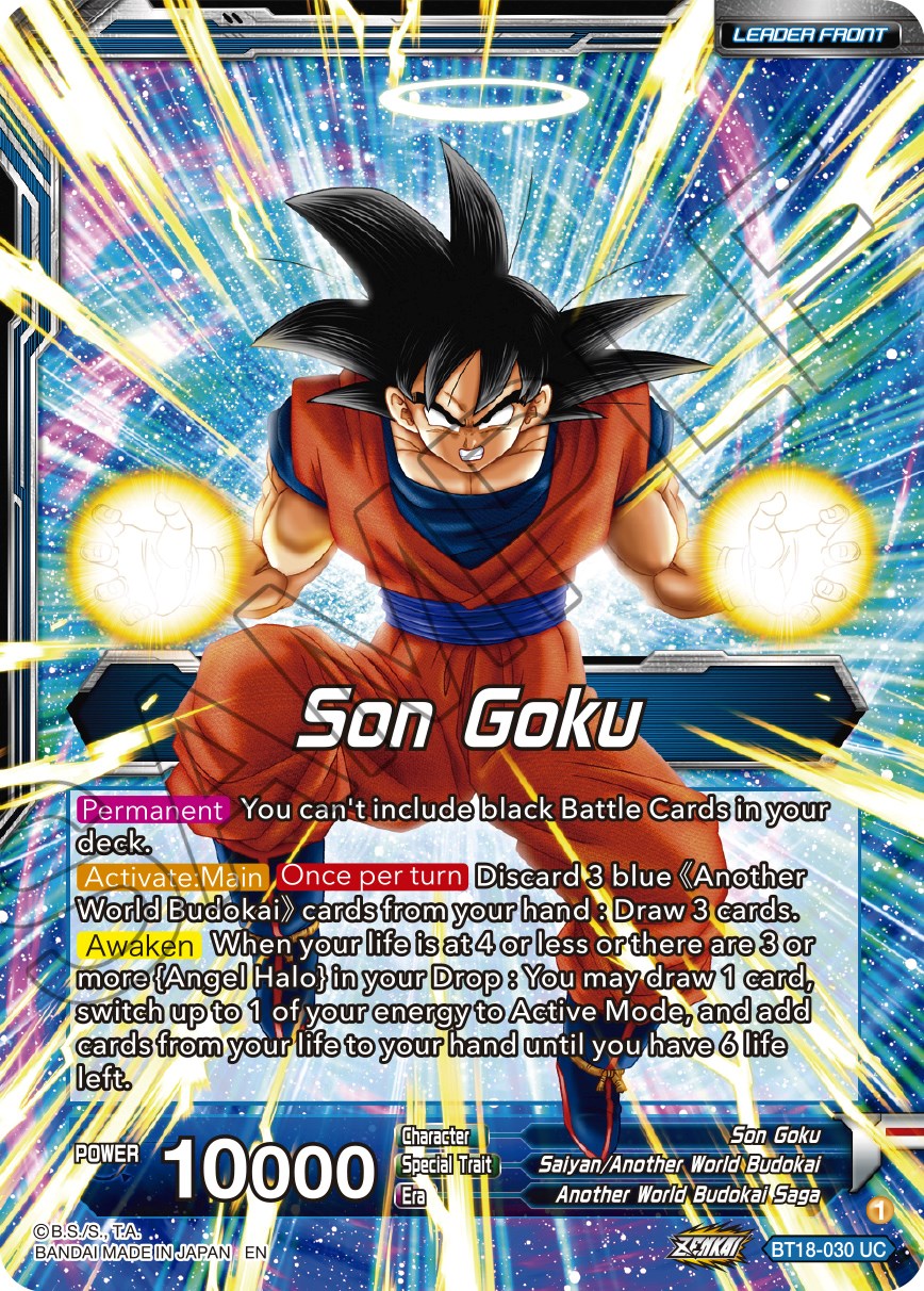 Son Goku // Son Goku, Another World Fighter (BT18-030) [Dawn of the Z-Legends] Parallel Foil