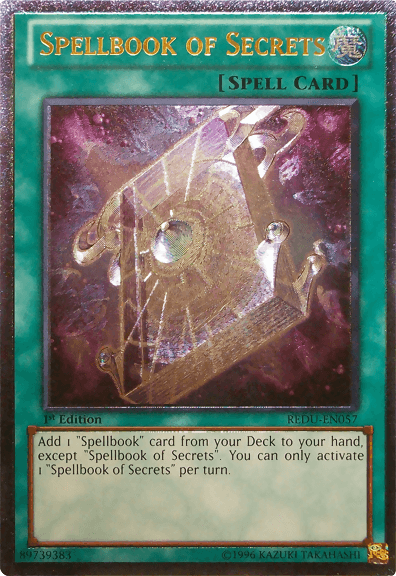 Spellbook of Secrets [REDU-EN057] Ultimate Rare - Josh's Cards