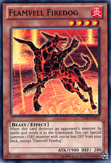 Flamvell Firedog [TU08-EN015] Common - Josh's Cards