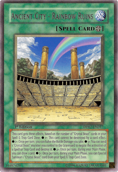 Ancient City - Rainbow Ruins [DP07-EN017] Rare - Josh's Cards