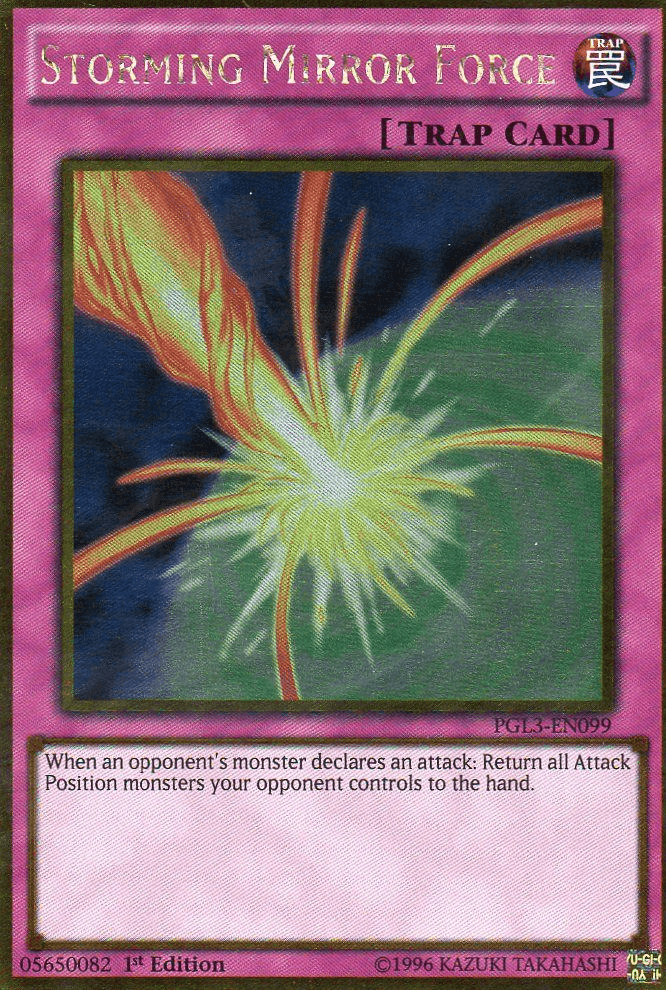 Storming Mirror Force [PGL3-EN099] Gold Rare - Josh's Cards