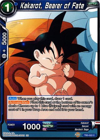 Kakarot, Bearer of Fate (TB3-022) [Clash of Fates] Parallel Foil