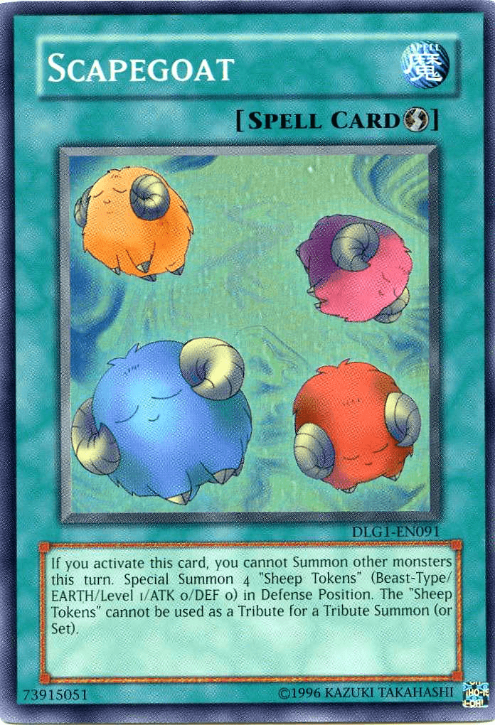 Scapegoat [DLG1-EN091] Super Rare - Josh's Cards