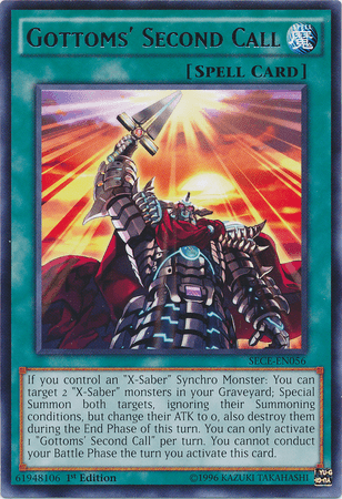 Gottoms' Second Call [SECE-EN056] Rare - Josh's Cards
