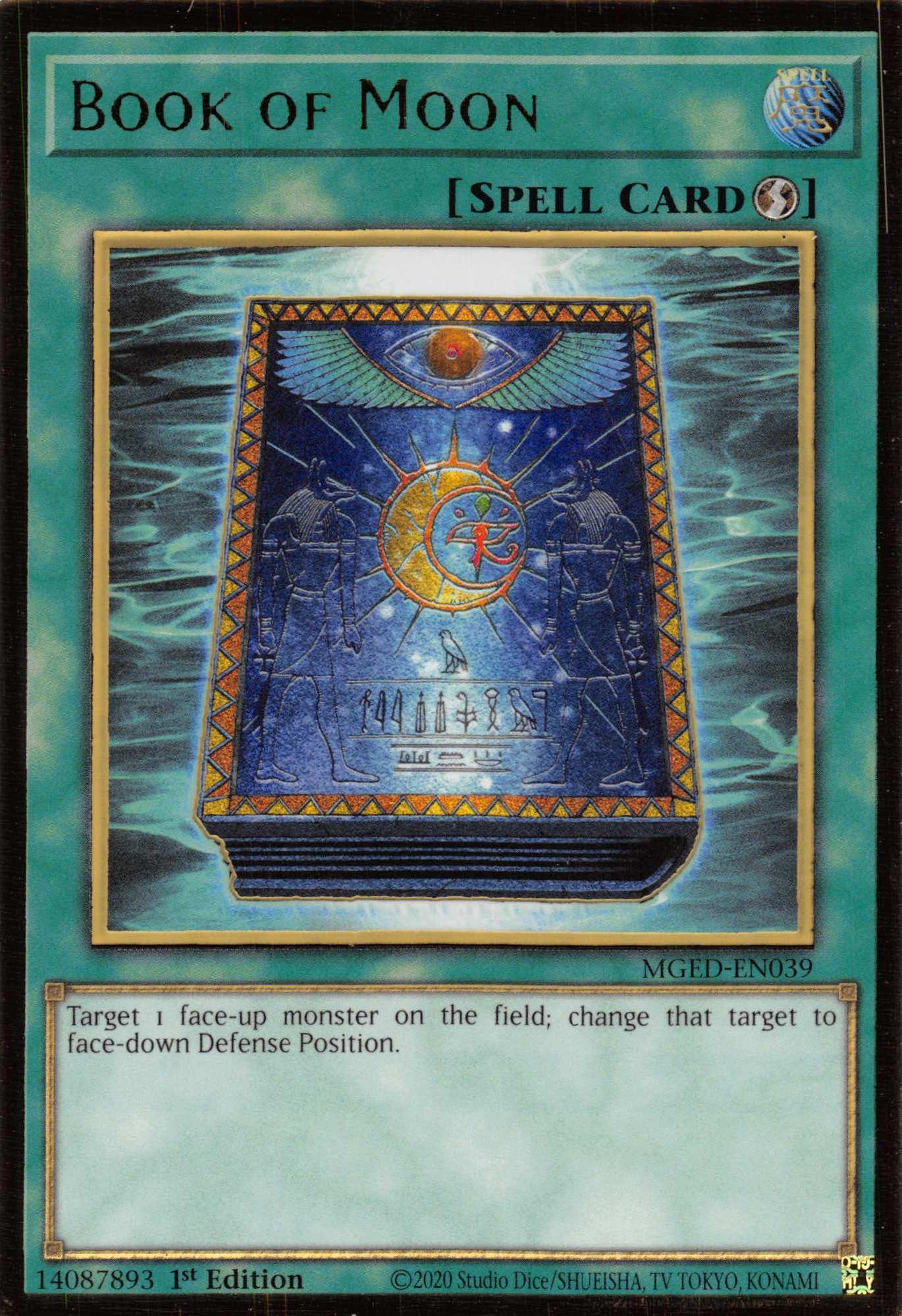 Book of Moon [MGED-EN039] Gold Rare - Josh's Cards