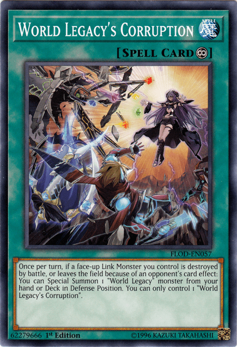 World Legacy's Corruption [FLOD-EN057] Common - Josh's Cards