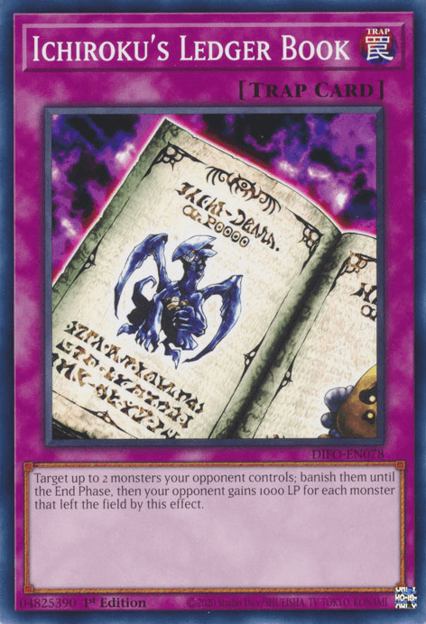 Ichiroku's Ledger Book [DIFO-EN078] Common - Josh's Cards