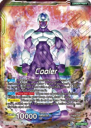 Cooler // Cooler, Galactic Dynasty (BT17-059) [Ultimate Squad] Parallel Foil