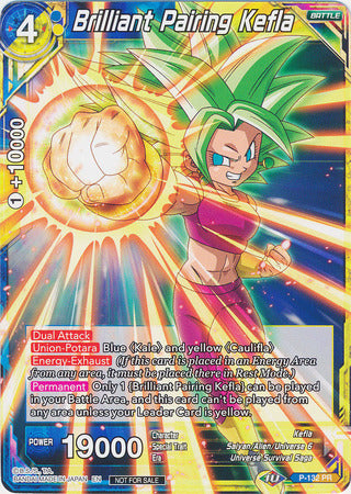 Brilliant Pairing Kefla (Shop Tournament: Assault of Saiyans) (P-132) [Promotion Cards] Parallel Foil