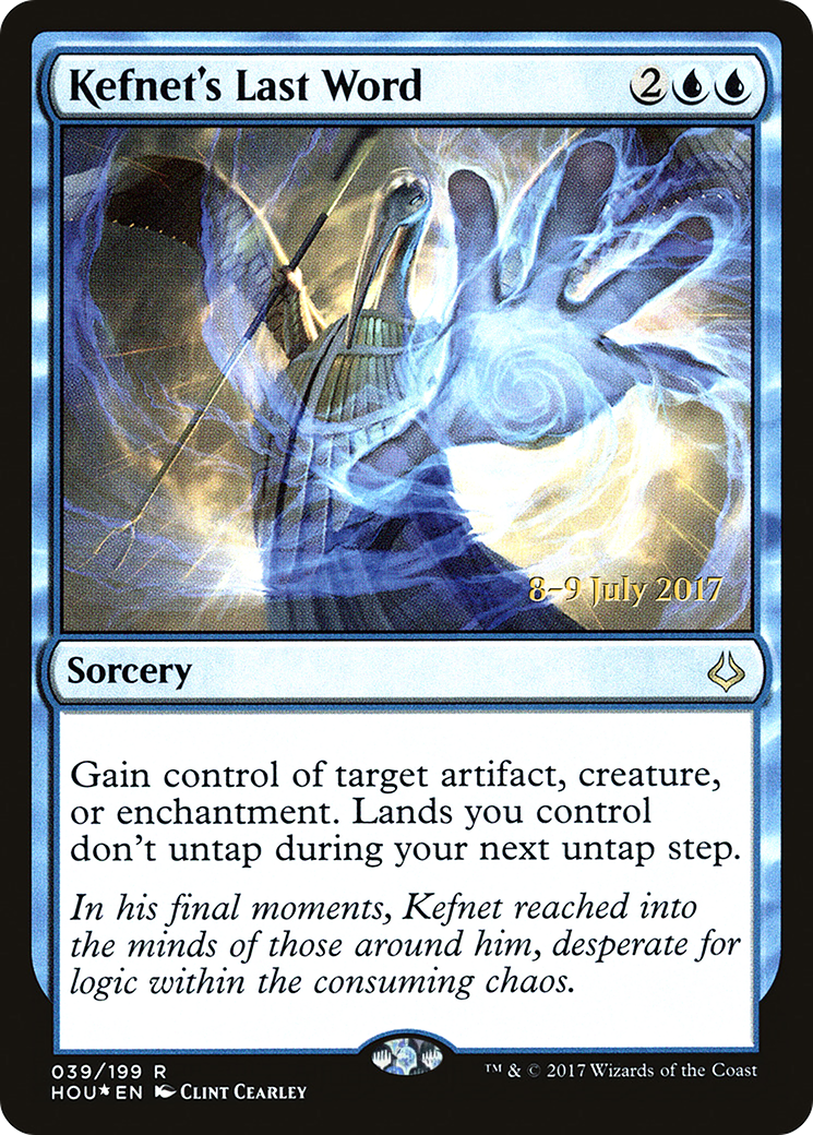 Kefnet's Last Word (PRE-39S) - Hour of Devastation Promos Foil