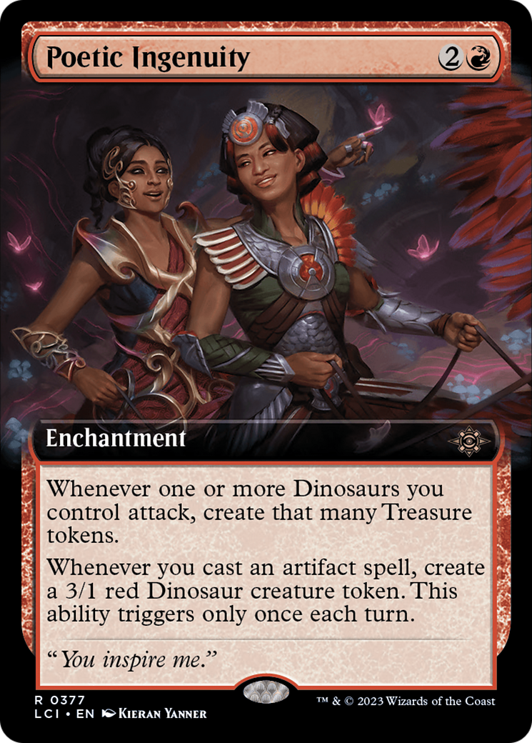 Poetic Ingenuity (LCI-377) - The Lost Caverns of Ixalan: (Extended Art)
