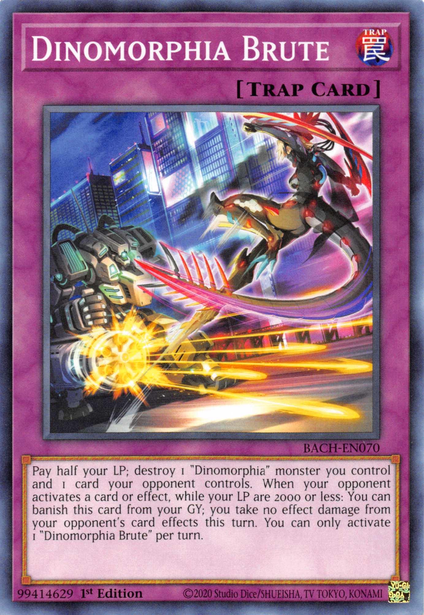 Dinomorphia Brute [BACH-EN070] Common - Josh's Cards
