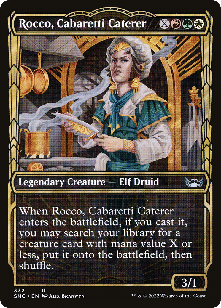 Rocco, Cabaretti Caterer (SNC-332) - Streets of New Capenna: (Showcase) Foil
