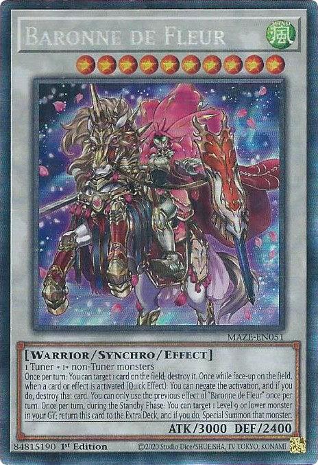 Baronne de Fleur [MAZE-EN051] Collector's Rare - Josh's Cards