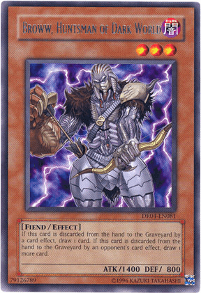 Broww, Huntsman of Dark World [DR04-EN081] Rare - Josh's Cards