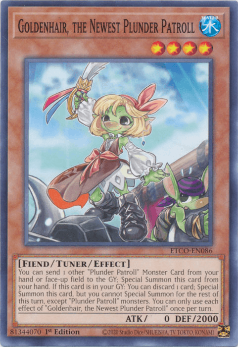 Goldenhair, the Newest Plunder Patroll [ETCO-EN086] Common - Josh's Cards