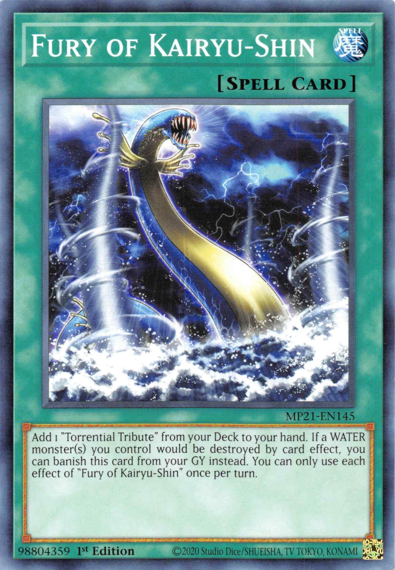 Fury of Kairyu-Shin [MP21-EN145] Common - Josh's Cards