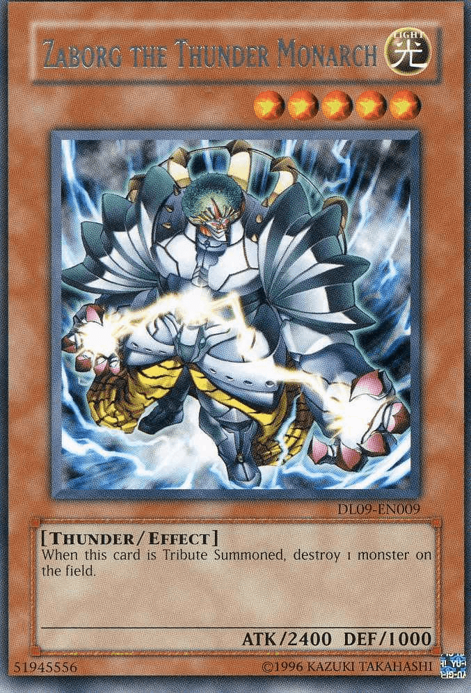 Zaborg the Thunder Monarch (Silver) [DL09-EN009] Rare - Josh's Cards