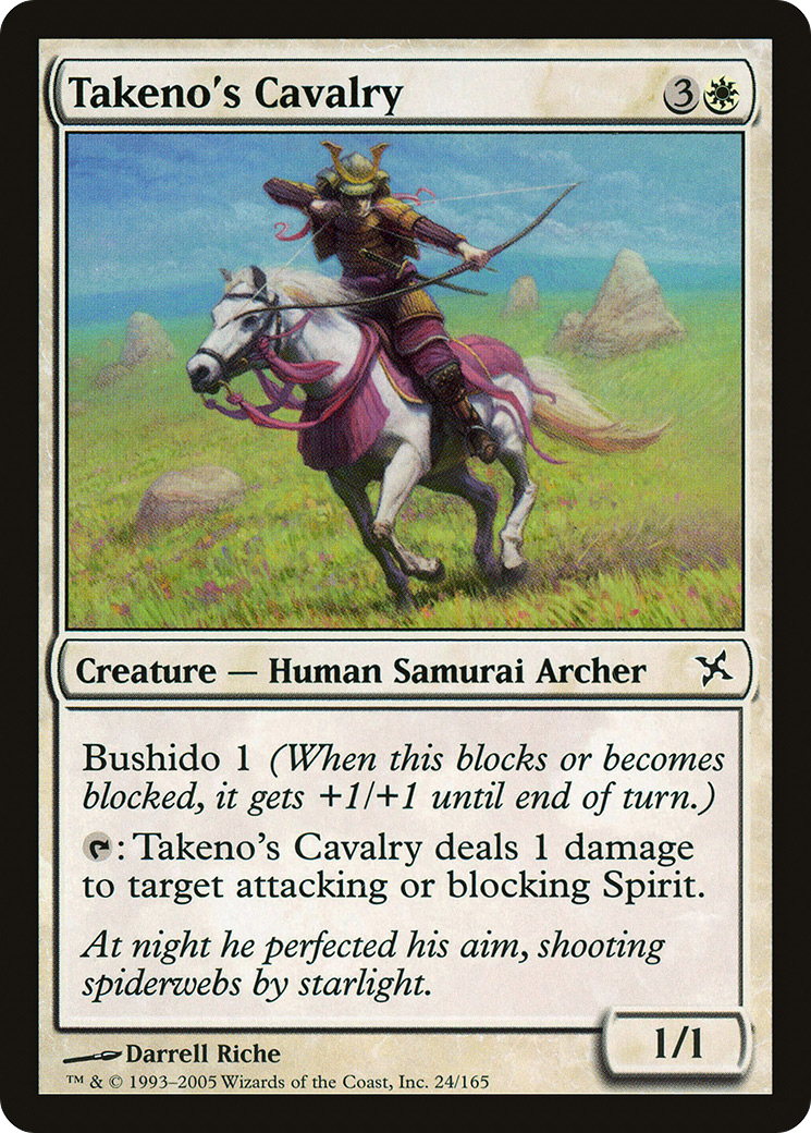 Takeno's Cavalry (BOK-024) - Betrayers of Kamigawa