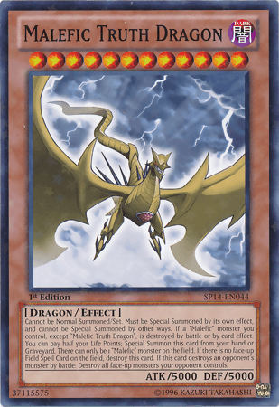 Malefic Truth Dragon [SP14-EN044] Starfoil Rare - Josh's Cards
