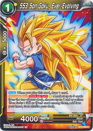SS3 Son Goku, Ever-Evolving (BT8-069) [Malicious Machinations] Parallel Foil